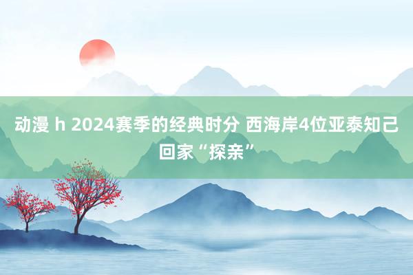 动漫 h 2024赛季的经典时分 西海岸4位亚泰知己回家“探亲”